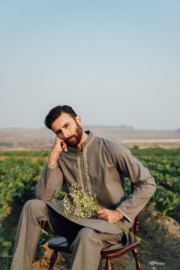 Grey Kurta Pajama